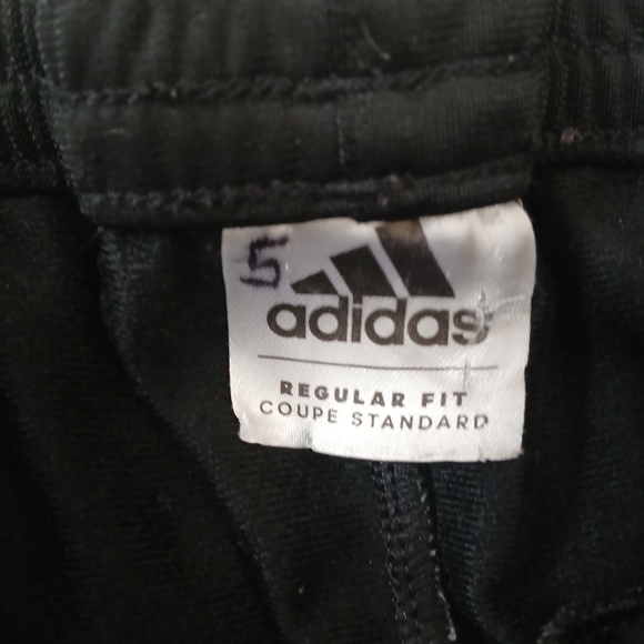 Adidas Black and White Sweatpants for Active Comfort - Picture 2 of 3